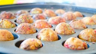 Japanese Fast Food  Homemade Takoyaki [upl. by Enilarak]