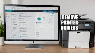 Completely Remove Printer Drivers amp Ports from Windows  Easy Tutorial [upl. by Hanala]