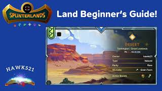 Setting Up Land For Beginners  SPLINTERLANDS [upl. by Irehc]