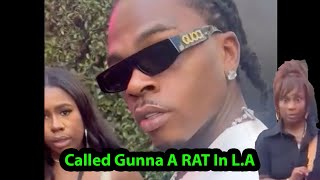 Gunna Confronted and Called a Rat at BET Awards His Reaction is Shocking [upl. by Haissem64]