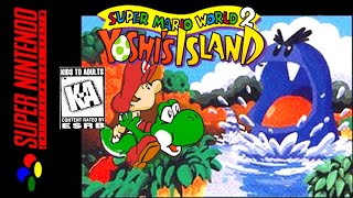 Longplay SNES  Super Mario World 2 Yoshis Island 100 HD 60FPS [upl. by Aicilif]