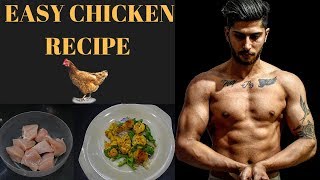 Healthy Chicken Recipe For Muscle Building  Indian Bodybuilding Diet [upl. by Ailugram980]