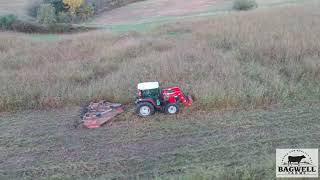 Cliping hay fields for the winter [upl. by Nudd]