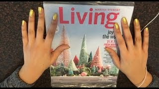 ASMR  Relaxing Magazine  Page Turning  Gum Chewing  Whisper [upl. by Linetta131]