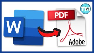 3 Easy Ways to Convert a Word Document into a PDF File [upl. by Navannod26]