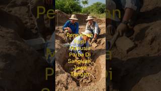 Fossil Manusia Purba Sangiran Jawa Tengah  indonesia sejarah manusiapurba jawatengah [upl. by Atnohsal]