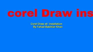 Corel Draw x6 graphics suite installaion keygen  easy method [upl. by Russom]