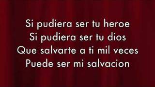 Enrique Iglesias  Heroe Lyrics Español [upl. by Oslec965]