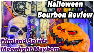 Filmland Spirits Moonlight Mayhem Extended Cut Bourbon Review  Halloween Bottle bourbonreview [upl. by Okomot233]