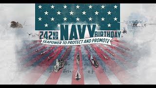 Navy 242nd Birthday [upl. by Darnok]