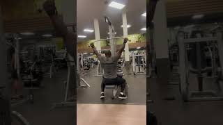 lat pull down behind the neck subscribemychannel [upl. by Nilyaj]