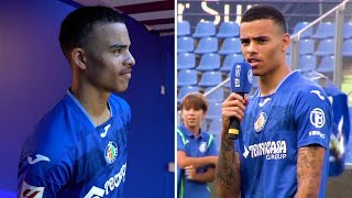 Mason Greenwood unveiled to Getafe fans following his loan move from Manchester United [upl. by Lorolla439]