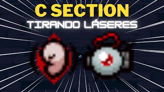 C SECTION TIRANDO LÁSERES  Tainted Lost Streak  The Binding Of Isaac [upl. by Eseenaj]