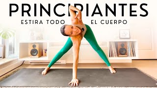 Clase de Yoga para Principiantes 10 Minutos  5 Posturas de Yoga para Estirar Todo el Cuerpo [upl. by Belva]