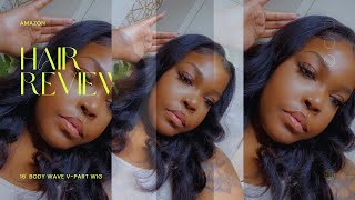 5 MINUTE NATURAL SEWIN  VPART WIG REVIEW  FT XAGUJPO HAIR FROM AMAZON [upl. by Xino991]