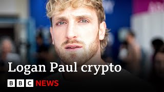 Logan Paul accused of misleading fans over crypto investments  BBC News [upl. by Ettenoitna]