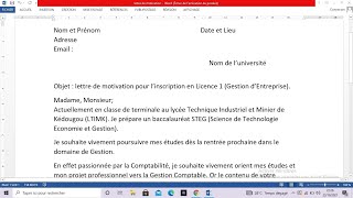 CAMPUS FRANCE  COMMENT METTRE VOTRE LETTRE DE MOTIVATION DANS VOTRE COMPTE [upl. by Halimeda]