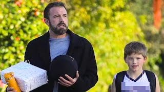 Ben Affleck Brings A BIRTHDAY Gift To his Son Samuel At School in Santa Monica [upl. by Ainolloppa398]