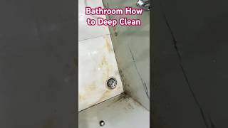 Bathroom how to deep clean bathroomcleaning [upl. by Ardnauq]