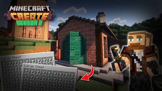 I built an ANDESITE FACTORY in Minecraft Create Mod [upl. by Cir50]