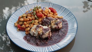 Recette de la lotte à la bordelaise au vin du Médoc Haricots coco [upl. by Meer]