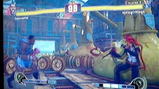 Street Fighter 4 Ranked Match Gameplay 360  Pt1 [upl. by Llebana]