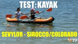 Test of Inflatable kayak Sevylor SiroccoColorado [upl. by Tatiana]