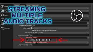 STREAMING multiple audio tracks in OBS with advanced ffmpeg configuration [upl. by Tansy]