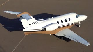 Beechcraft 390 Premier 1A  Italfly IAFOI  Startup Takeoff at Nancy Essey Airport  Business Jet [upl. by Madella289]