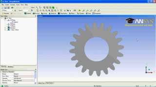 ANSYS WORKBENCH MODELING TUTORIAL9 [upl. by Albright]