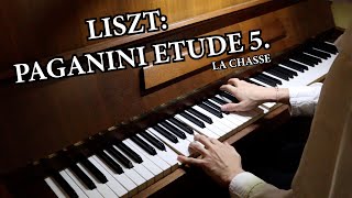 Liszt  Grandes Études de Paganini No 5 La chasse [upl. by Htnamas]