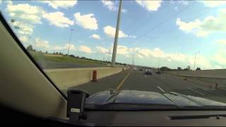 QEW Toronto Bound Dump Truck Hit Burlington Skyway  TRAFFIC AFTERMATH [upl. by Nonrev]