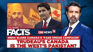 India Slams Canadas Fake Smear Campaign Trudeaus Canada Is The Wests Pakistan  News18 [upl. by Skardol]