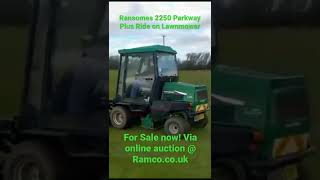 Ransomes 2250 Parkway Plus Ride on Lawnmower  NOW SOLD at RAMCO UK [upl. by Elton]