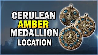 Cerulean Amber Medallion Talisman Location With 1 and 2 Raise FP  Elden Ring Guide [upl. by Anahsat585]