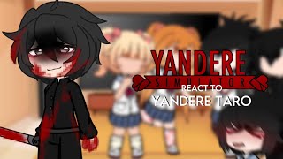 OLD yandere simulator reacts to ayano and yandere taro — yandere taro au — gacha — ayano x taro [upl. by Aleras]