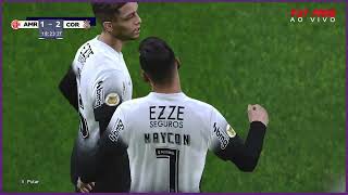 AMERICA RN X CORINTHIANS PES 2021 NO CANAL FUT FANG GAMEPLAY COMPLETA [upl. by Riddle304]