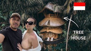 50000 Rs Per Night LUXURY TREE HOUSE in Bali  Full Experience [upl. by Natsuj987]