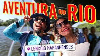 O que fazer nos Lençóis Maranhenses passeio pelo Rio Preguiças com preços [upl. by Vadim591]