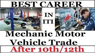 ITI best course  ITI Course  Mechanic Motor Vehicle Course  Full detail [upl. by Llenwahs]