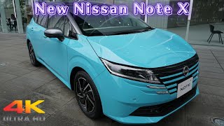 新型日産 ノート X 2024年モデル マイナーチェンジ ターコイズダークメタルグレー  NEW 2024 NISSAN NOTE X  New Nissan Note X 2024 [upl. by Enajyram]