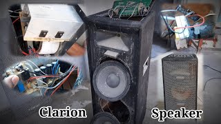 Clarion 12quotJM12113 tear down Clarion speaker inside look videoclarion speaker disassemble 😍 [upl. by Belmonte]