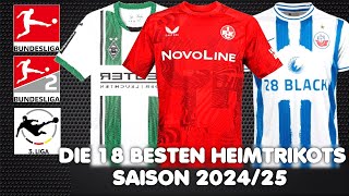 Die 18 schönsten Fußball Trikots in Deutschland 💥 202425 [upl. by Herby252]