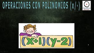 Álgebra  Operaciones Básicas con Polinomios Multiplicación 1104 [upl. by Urbai]