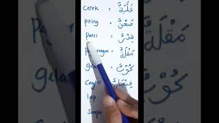 Kosakata Bahasa Arab tentang barang barang di rumah 3 kosakata vocabulary arabic bahasaarab [upl. by Bernita]