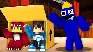 El Monstruo AZUL viene a MINECRAFT 🤪 RAINBOW FRIENDS en Minecraft [upl. by Enniotna837]