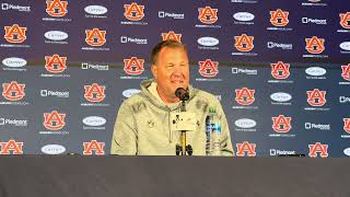 Auburn HC Hugh Freeze  2024 spring practice Week 3 [upl. by Teddie129]