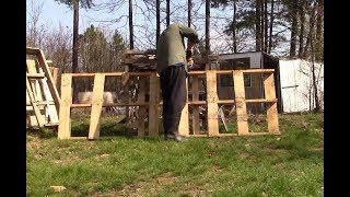 Building Nest Boxes Out Of Pallets [upl. by Sharon]