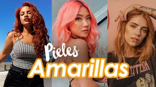 TONOS PARA PIEL AMARILLA ☀️ CABELLO [upl. by Ecyal]