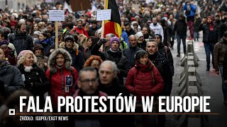 FALA ANTYCOVIDOWYCH PROTESTÓW W EUROPIE [upl. by Latricia]